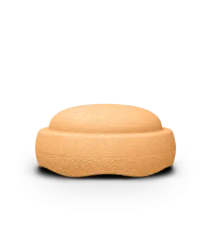 Stapelstein - Enkele steen - Lichtoranje