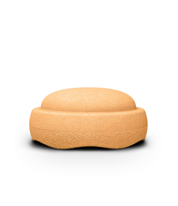 Stapelstein Stapelstein - Enkele steen - Lichtoranje