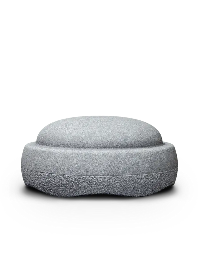 Stapelstein - Enkele steen - Grijs