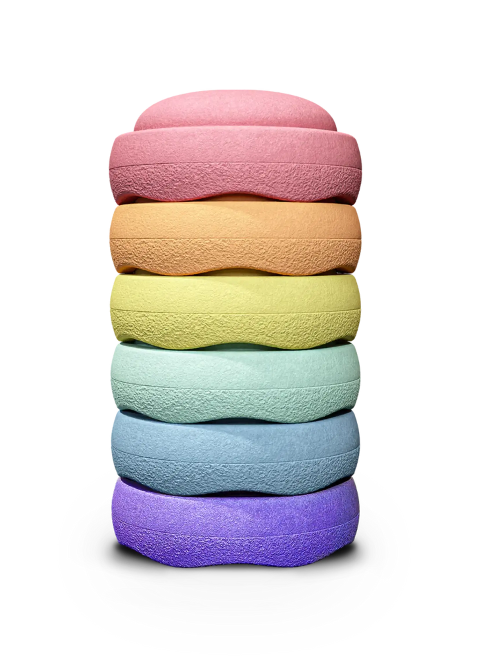 Stapelstein Stapelstein - Original set 6 - Rainbow pastel