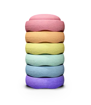 Stapelstein - Original set 6 - Rainbow pastel