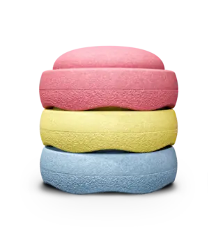 Stapelstein - Pastel primary - Set van 3