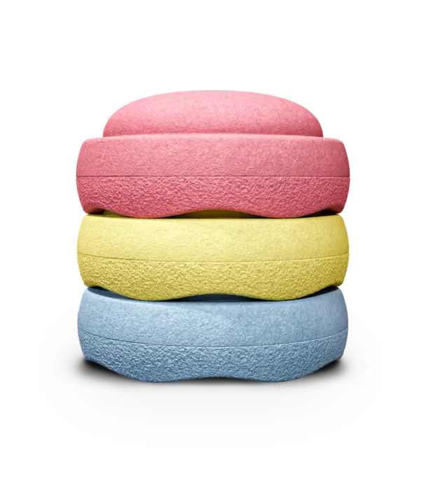 Stapelstein Stapelstein - Pastel primary 3 - Set van 3