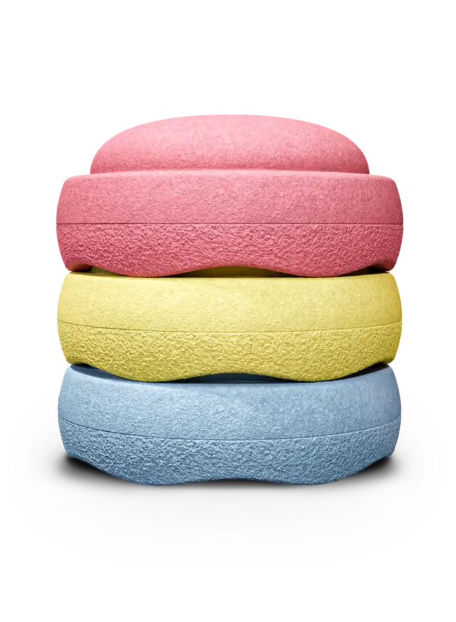 Stapelstein - Pastel primary 3 - Set van 3
