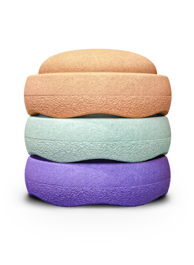 Stapelstein - Pastel secondary - set van 3