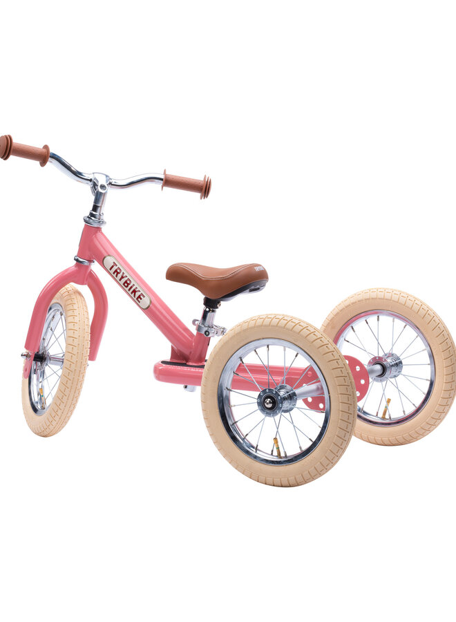 Trybike loopfiets 2-in-1  - Roze