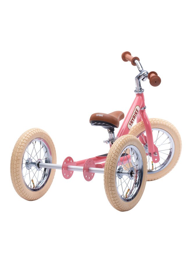 Trybike loopfiets 2-in-1  - Roze