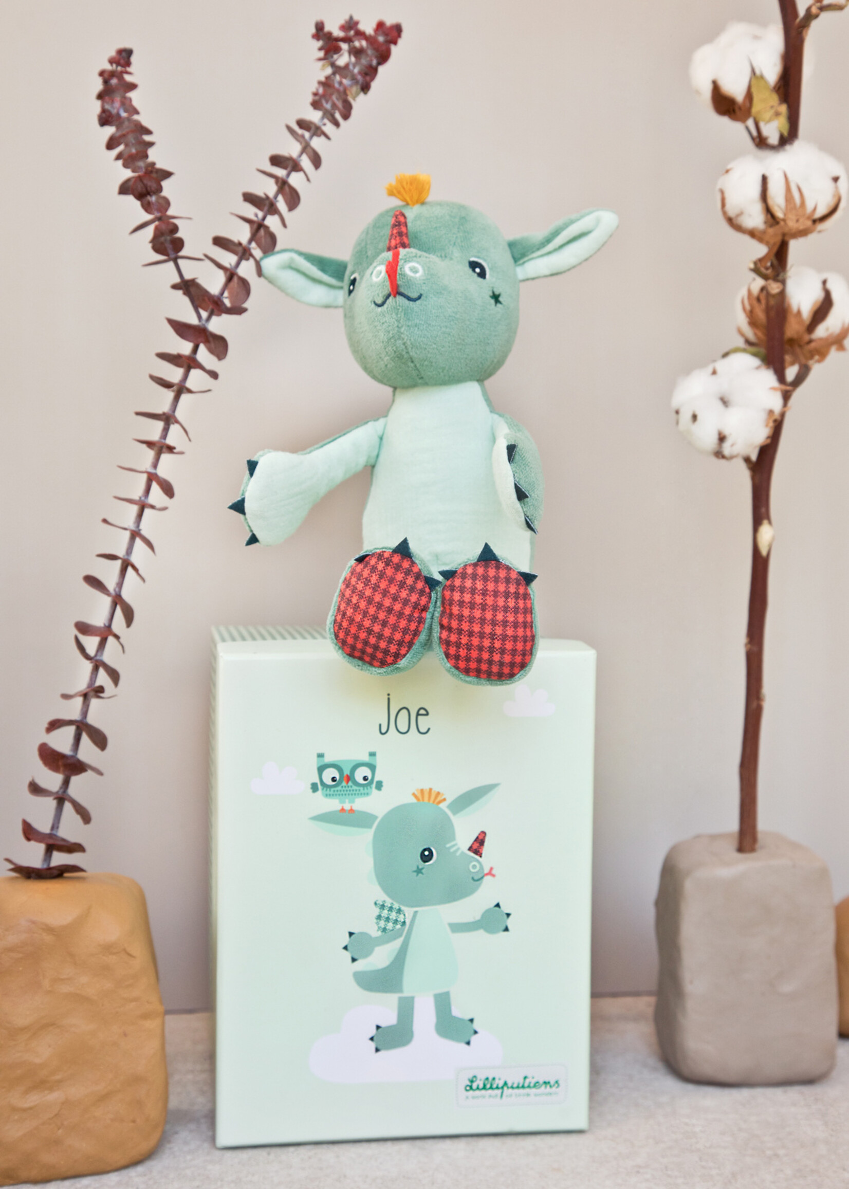 Lilliputiens Lilliputiens - Knuffeldier in eco doos - Joe