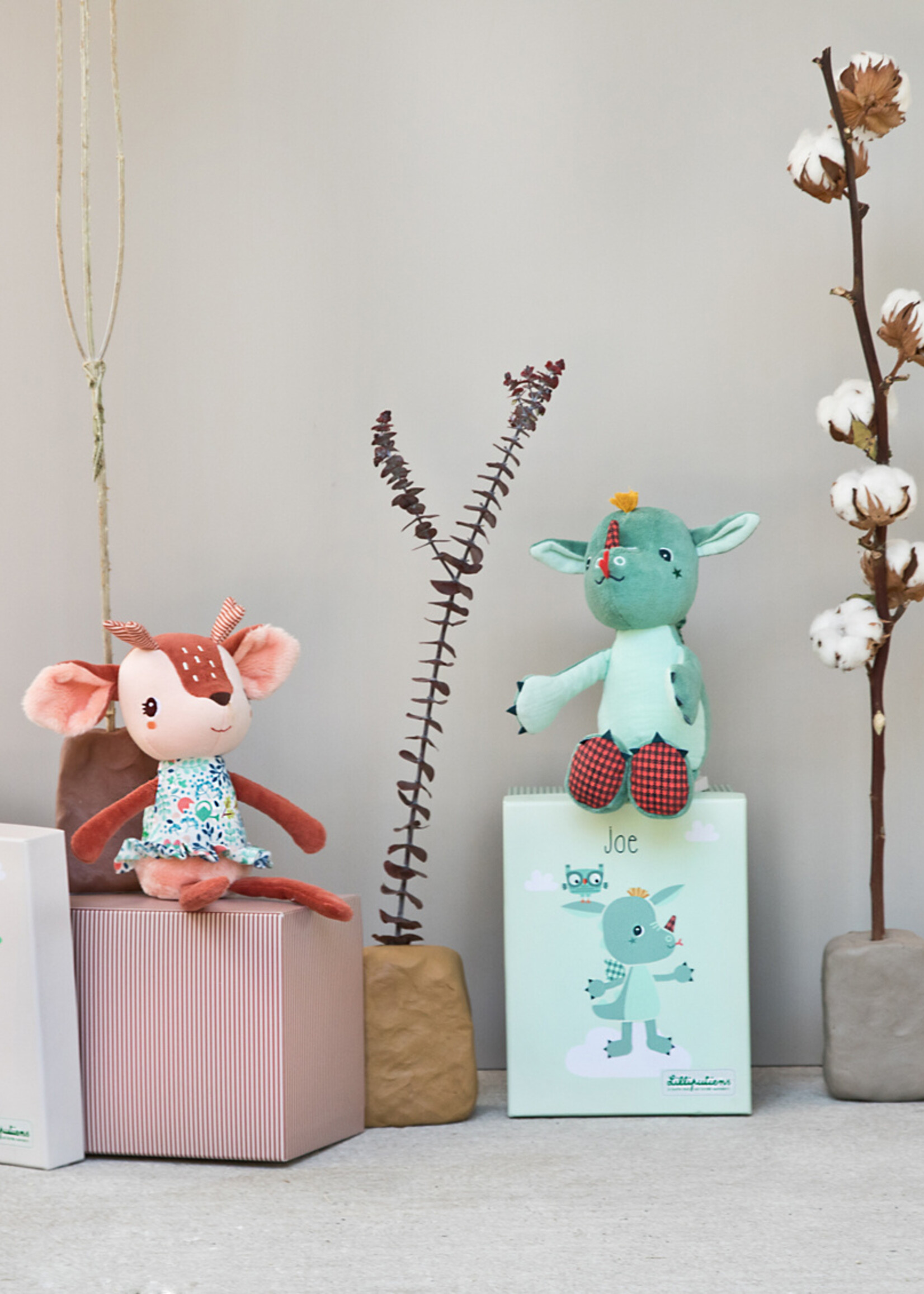 Lilliputiens Lilliputiens - Knuffeldier in eco doos - Joe