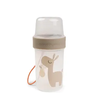 Donebydeer - To go 2-way snack container L - Lalee sand