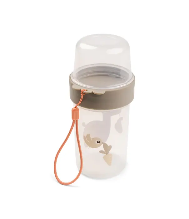 DonebyDeer Donebydeer - To go 2-way snack container L - Lalee sand