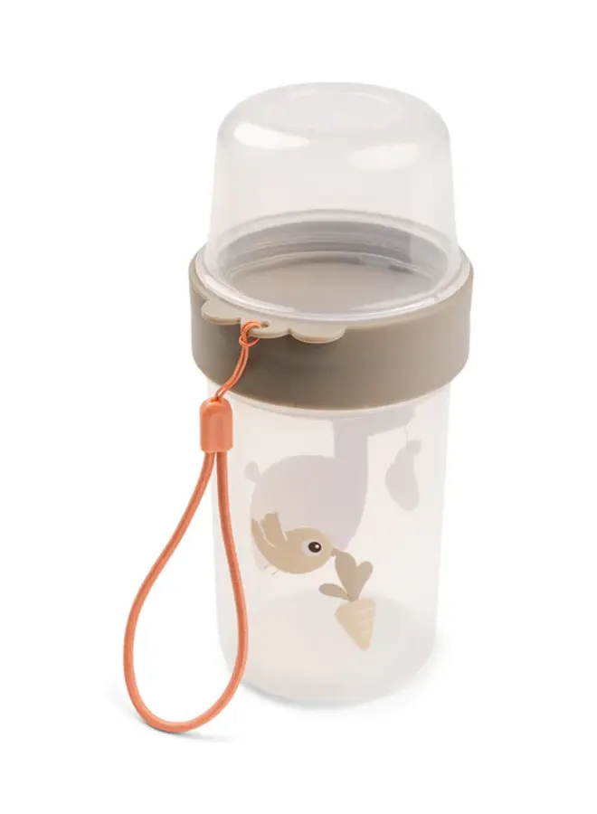 Donebydeer - To go 2-way snack container L - Lalee sand