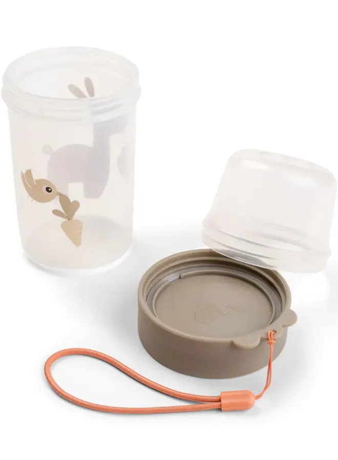 Donebydeer - To go 2-way snack container L - Lalee sand