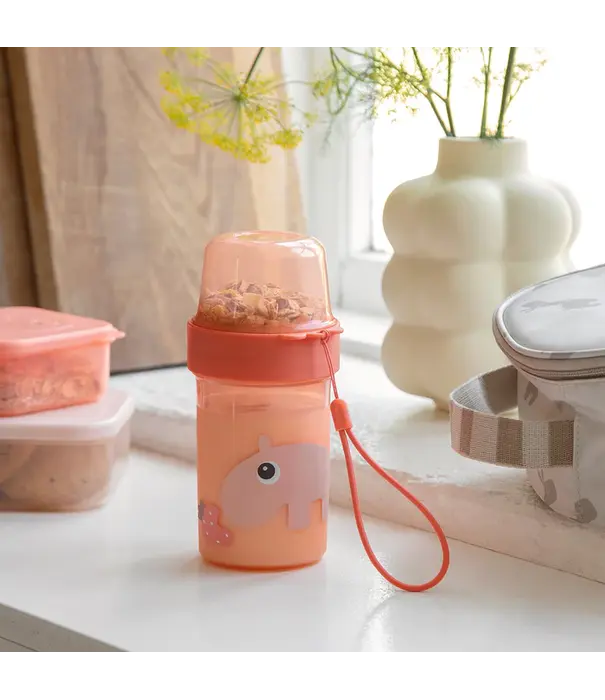 DonebyDeer Donebydeer - To go 2-way snack container L - Lalee sand