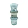 Donebydeer - Baby food container 3-pack - Croco green