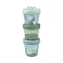 Donebydeer - Baby food container 3-pack - Croco green