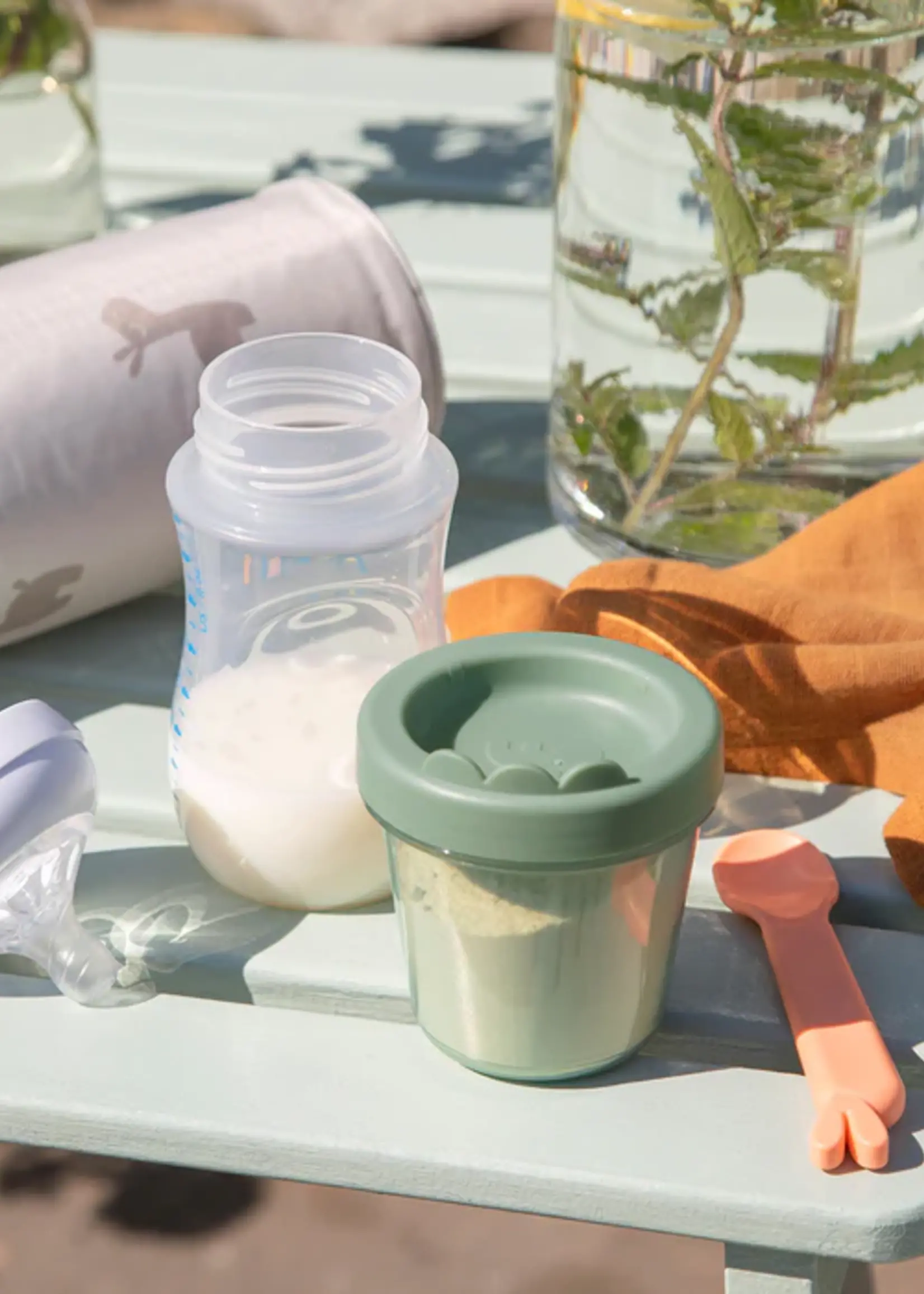 DonebyDeer Donebydeer - Baby food container 3-pack - Croco green