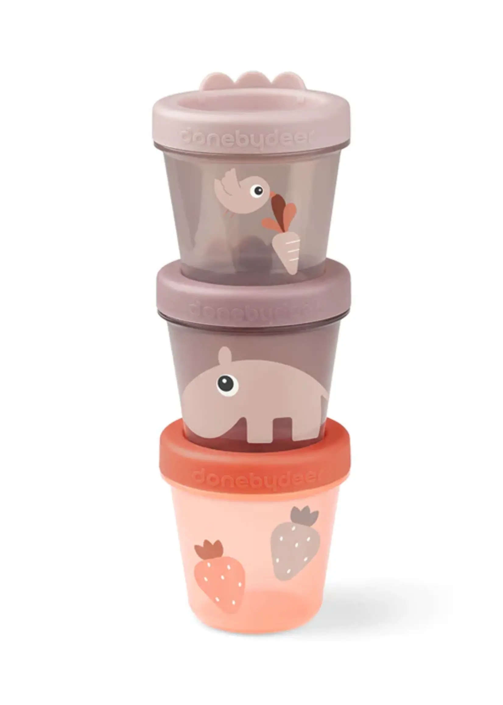 DonebyDeer Donebydeer - Baby food container 3-pack - Ozzo powder