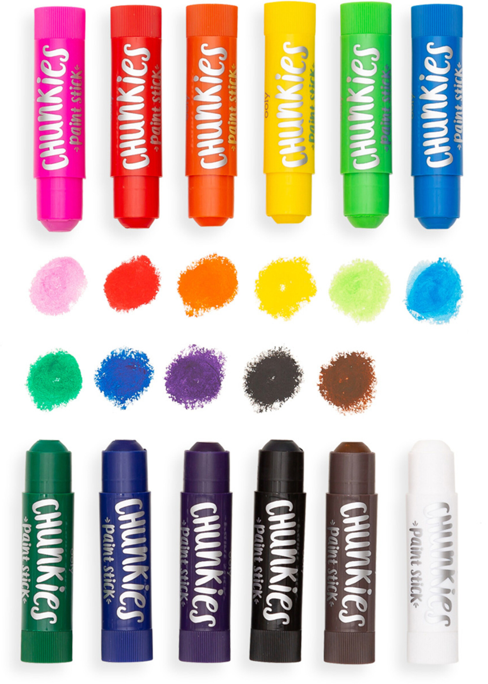 Ooly Ooly - Chunkies paint sticks - set 12 stuks