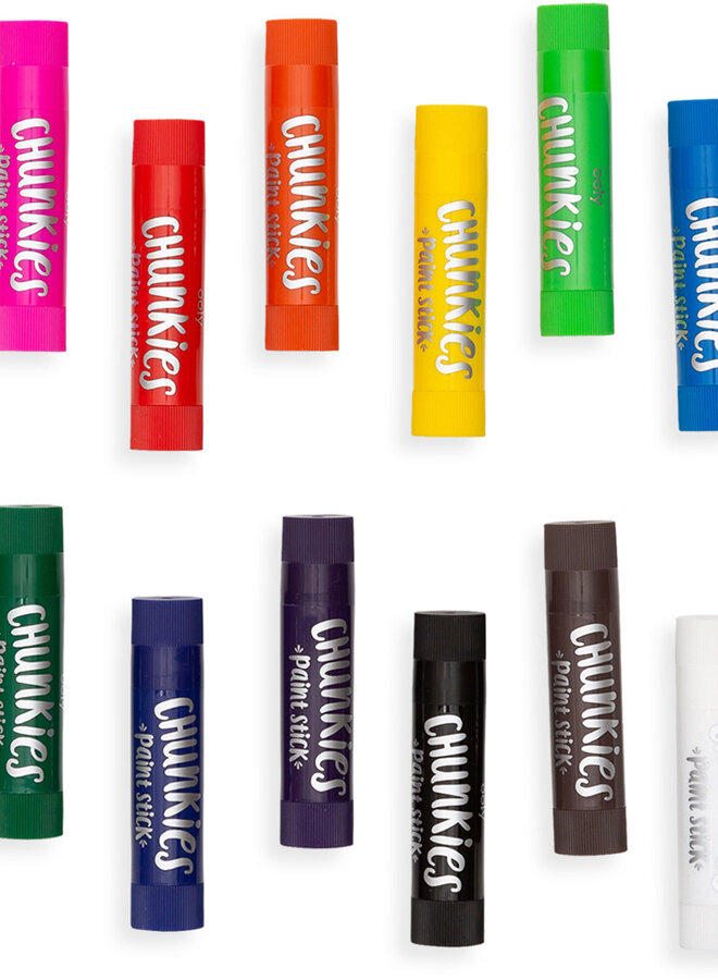 Ooly - Chunkies paint sticks - set 12 stuks