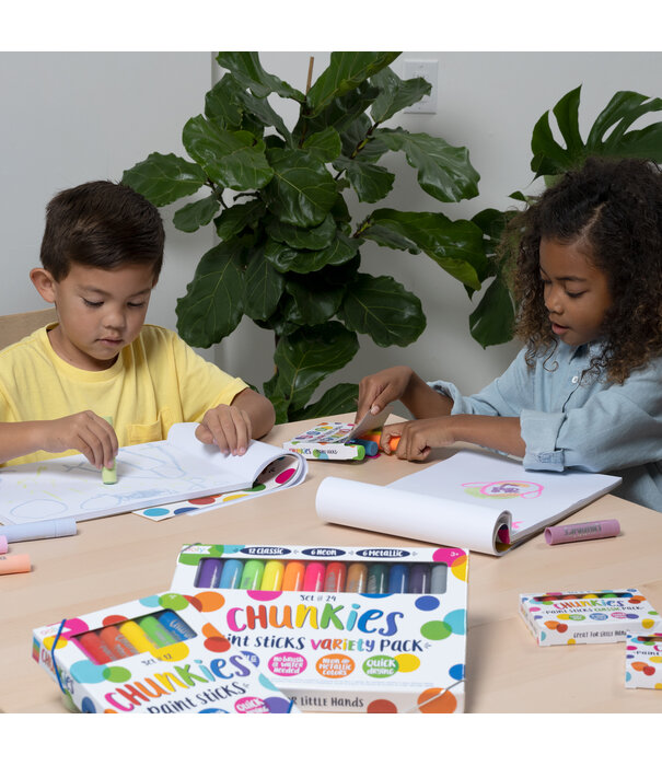 Ooly Ooly - Chunkies paint sticks - set 12 stuks