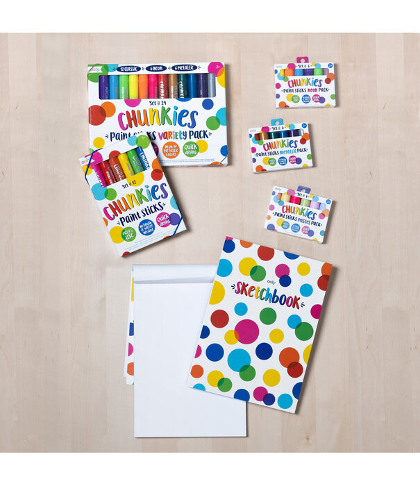 Ooly Ooly - Chunkies paint sticks - set 12 stuks