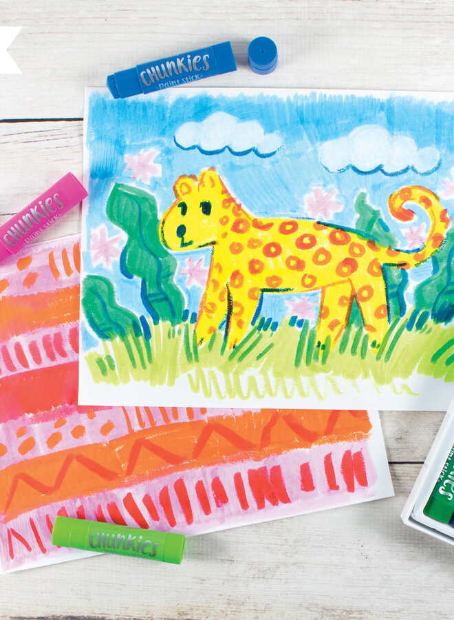 Ooly - Chunkies paint sticks - set 12 stuks