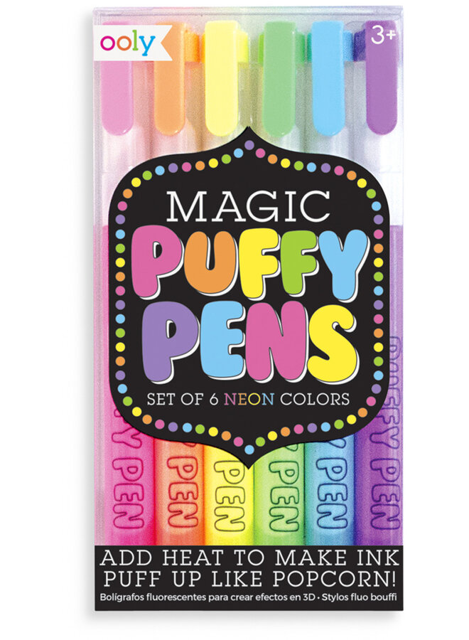 Ooly - Magic Neon Puffy Pens