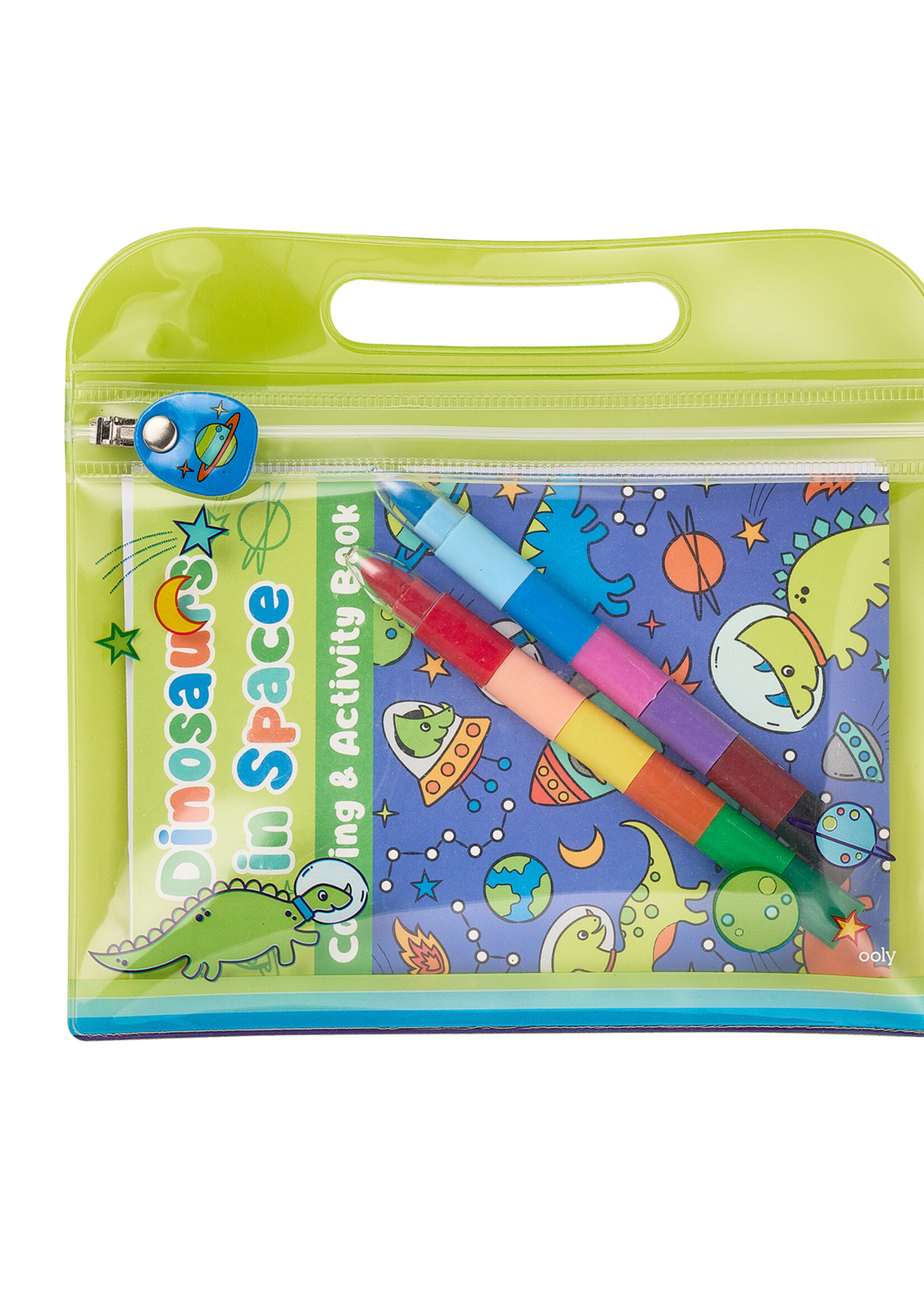 Ooly Ooly - Mini Traveler Color & Activity kit - Dino