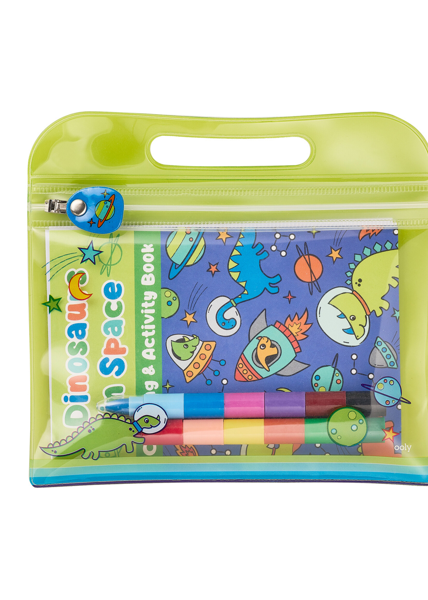 Ooly Ooly - Mini Traveler Color & Activity kit - Dino