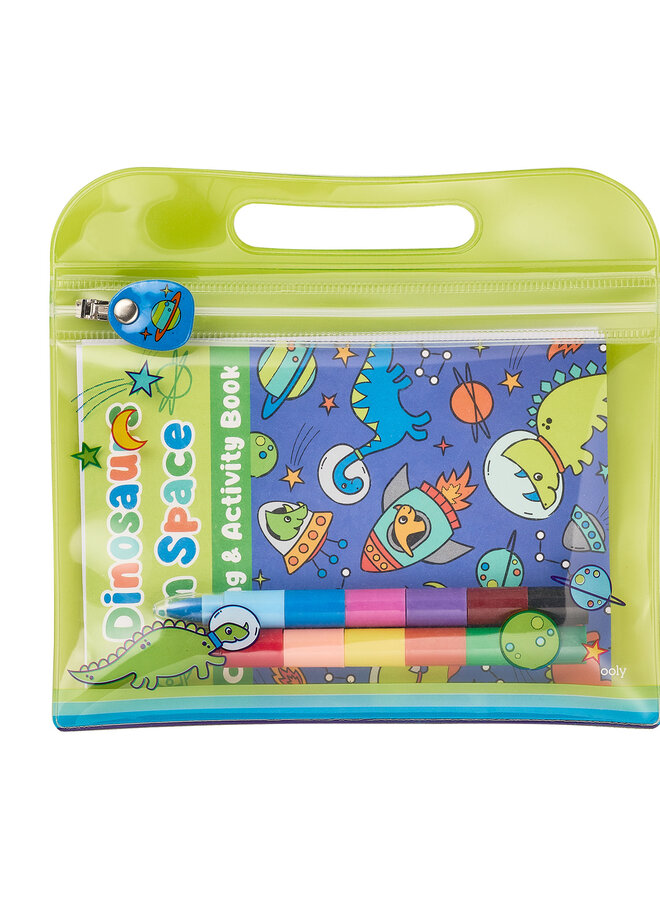 Ooly - Mini Traveler Color & Activity kit - Dino