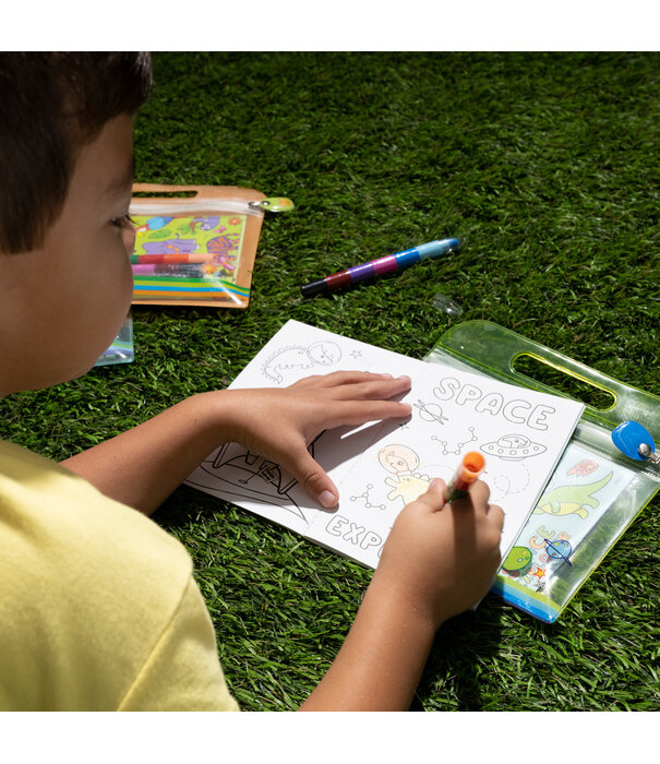 Ooly Ooly - Mini Traveler Color & Activity kit - Dino