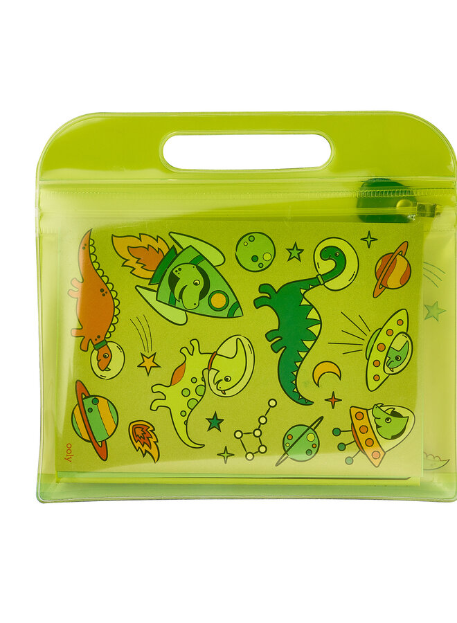 Ooly - Mini Traveler Color & Activity kit - Dino