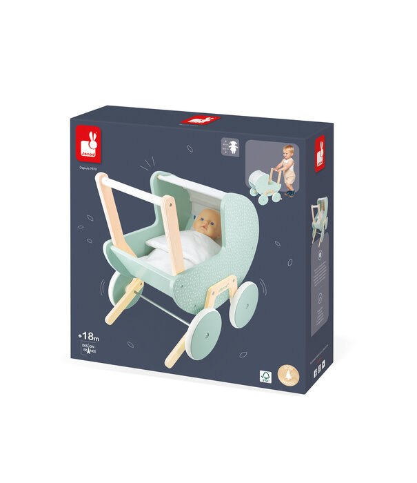 Janod Janod - Zen Poppenwagen