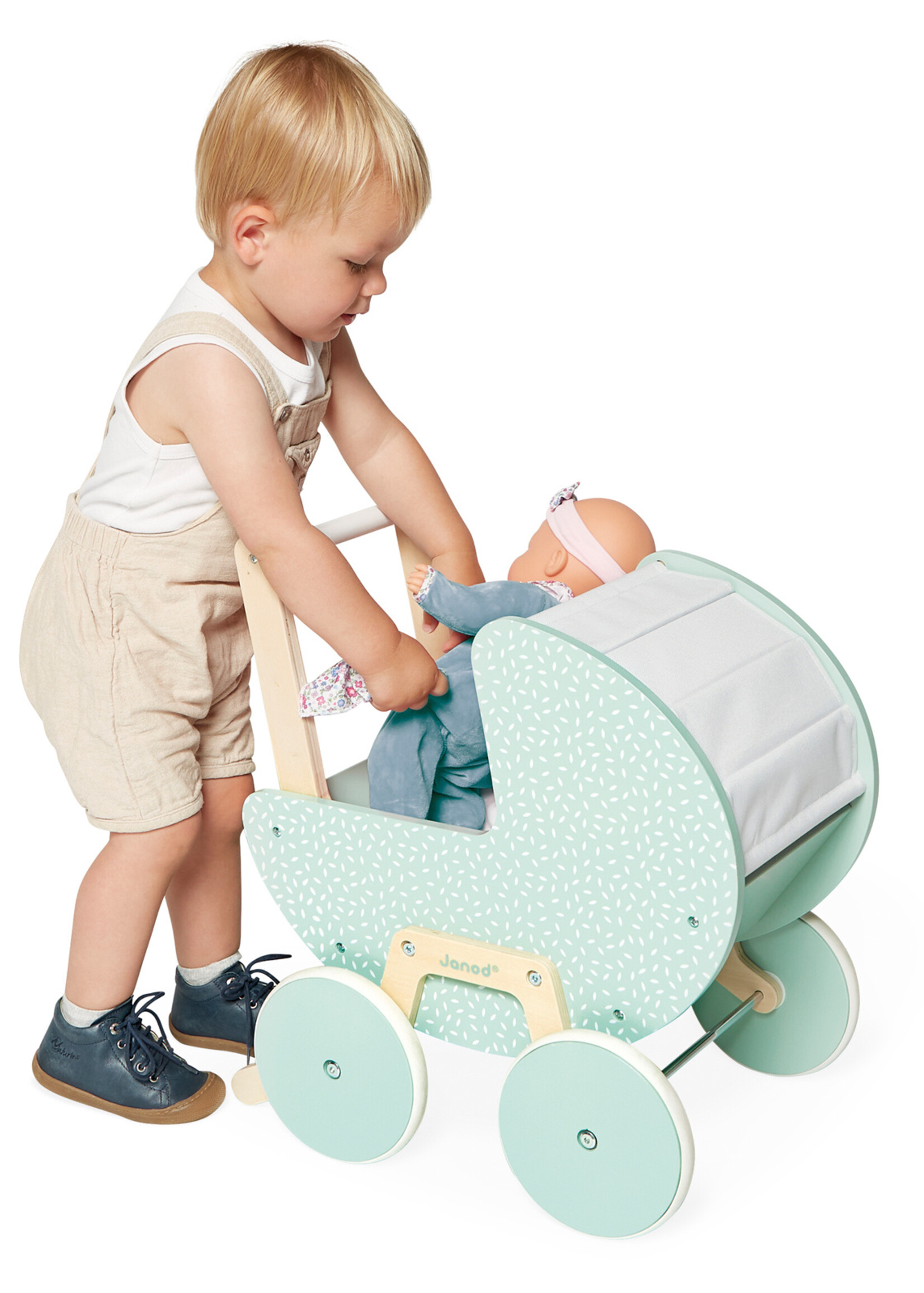 Janod Janod - Zen Poppenwagen