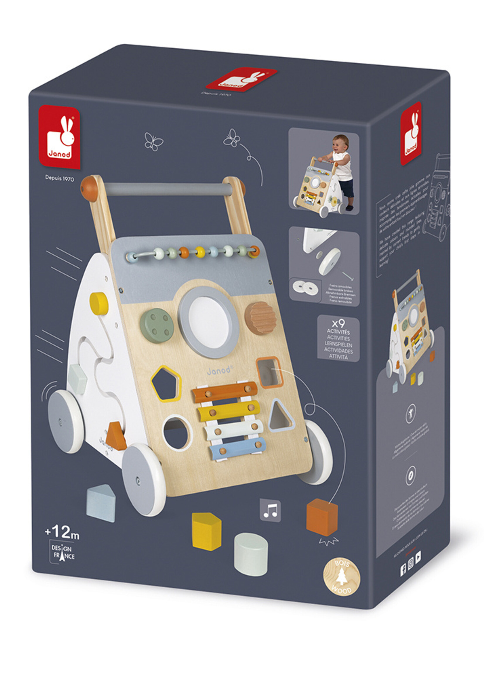 Janod Janod Sweet Cocoon - Baby loopwagen