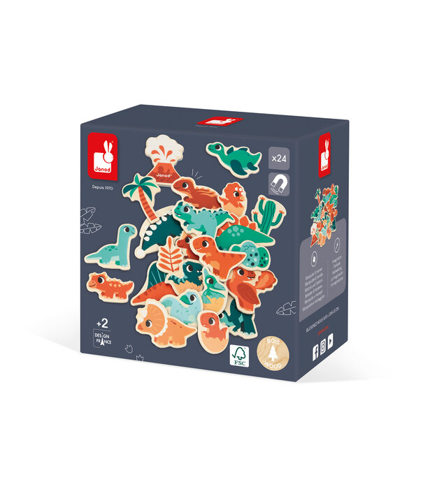 Janod Janod - Dino magneetset