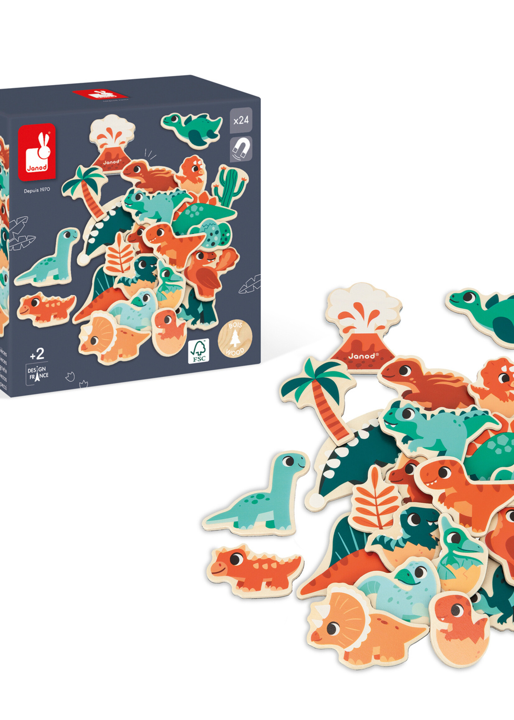 Janod Janod - Dino magneetset