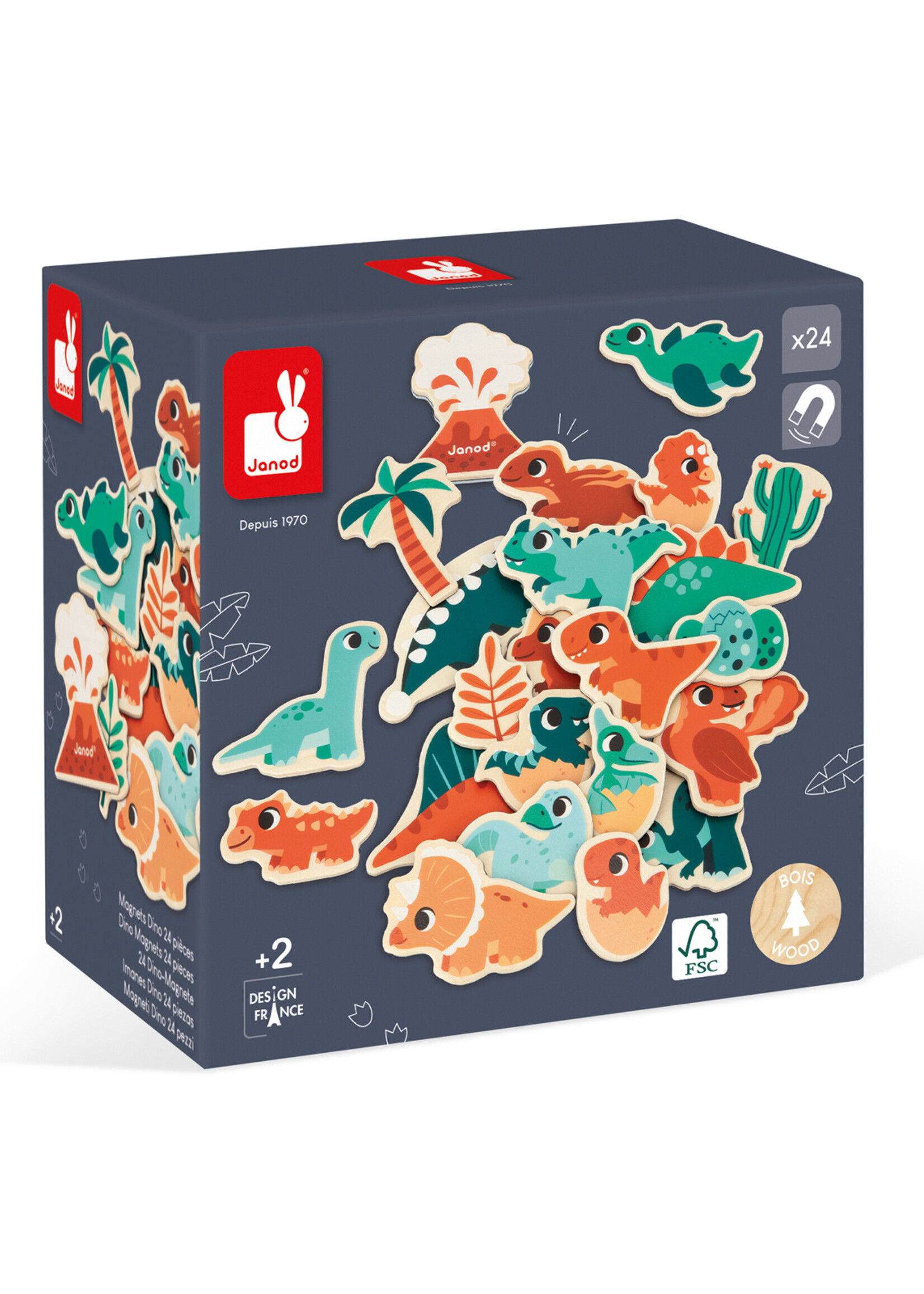 Janod Janod - Dino magneetset