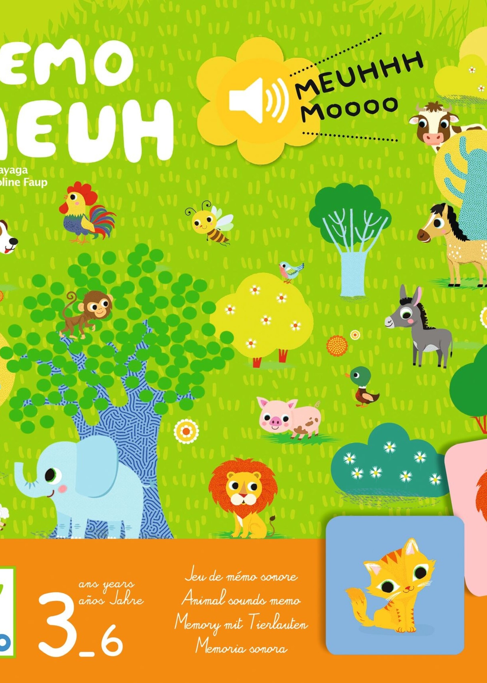 Djeco Djeco - Memorie met geluid - Memo meuh