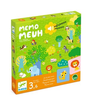Djeco - Memorie met geluid - Memo meuh