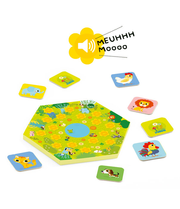 Djeco Djeco - Memorie met geluid - Memo meuh