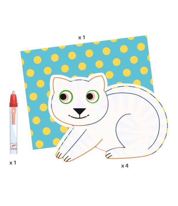 Djeco Djeco - Magisch kleuren - Animaloma