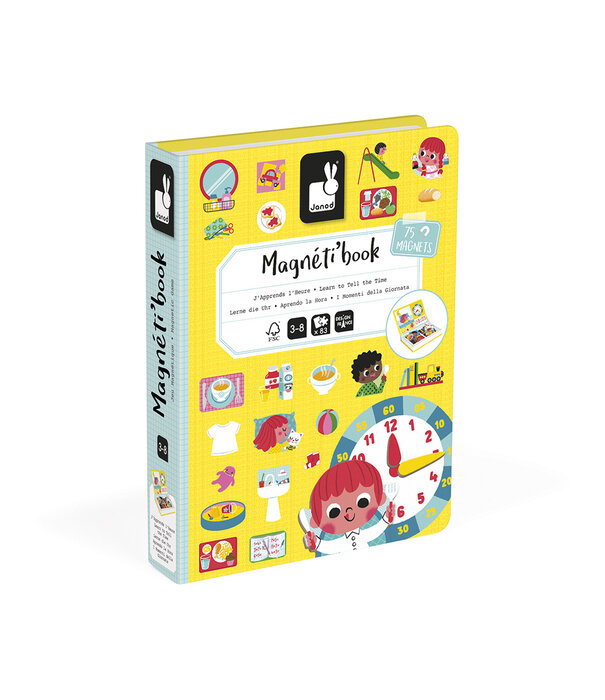 Janod Janod - Magnetibook - Klok kijken