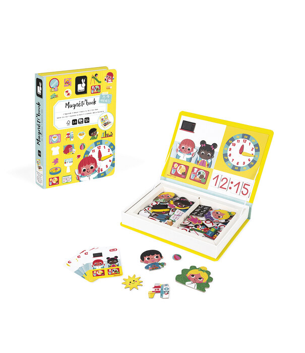 Janod Janod - Magnetibook - Klok kijken