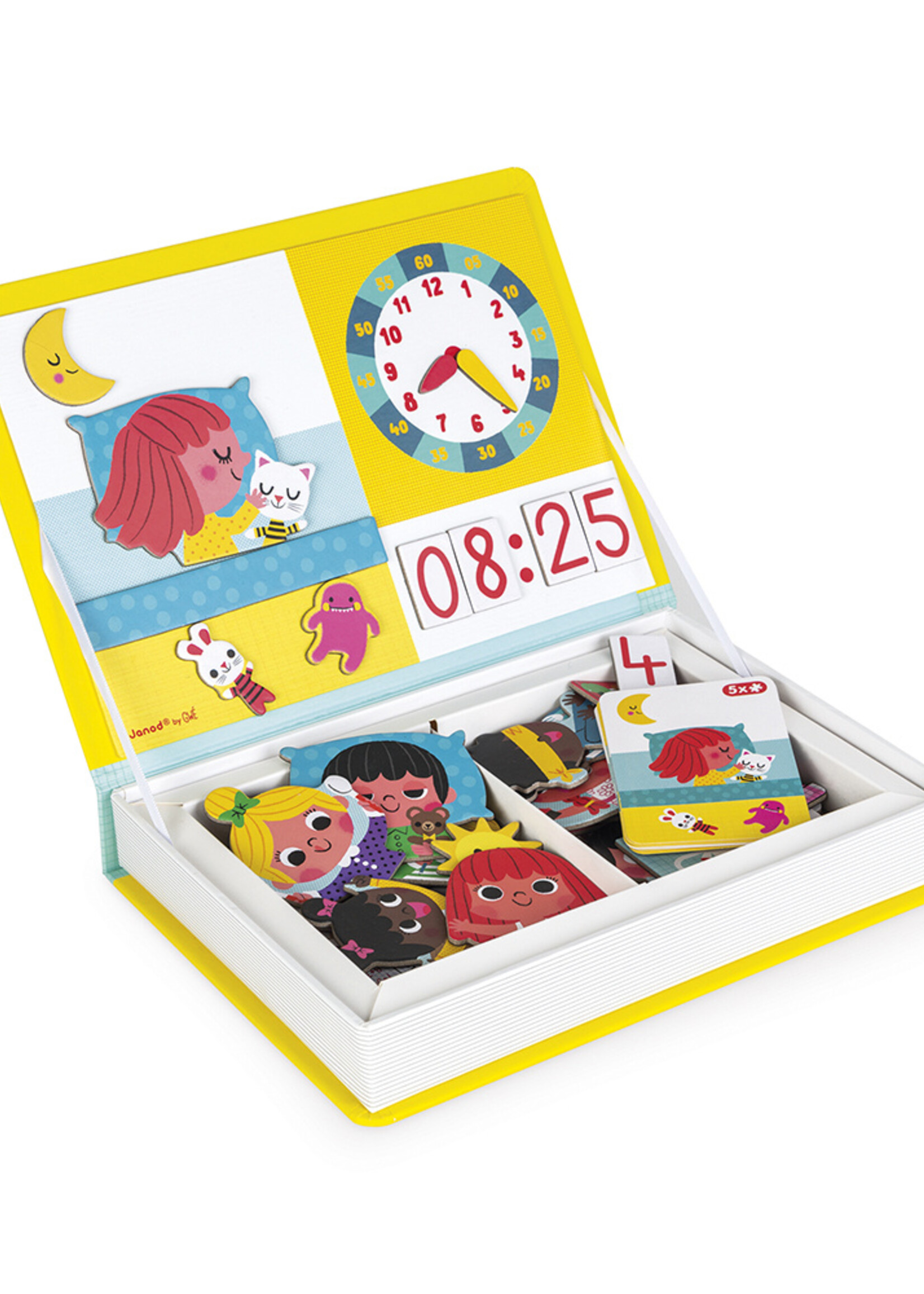 Janod Janod - Magnetibook - Klok kijken