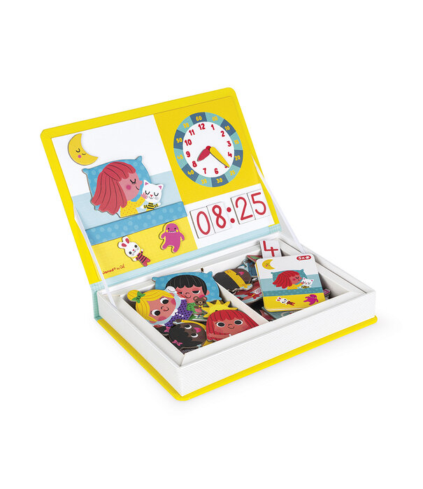 Janod Janod - Magnetibook - Klok kijken