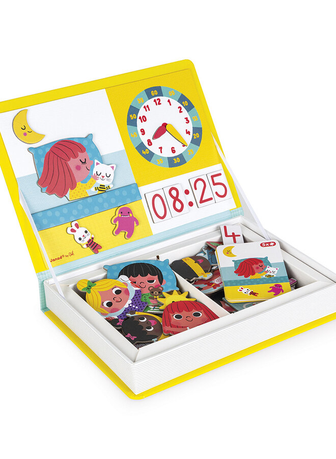 Janod - Magnetibook - Klok kijken