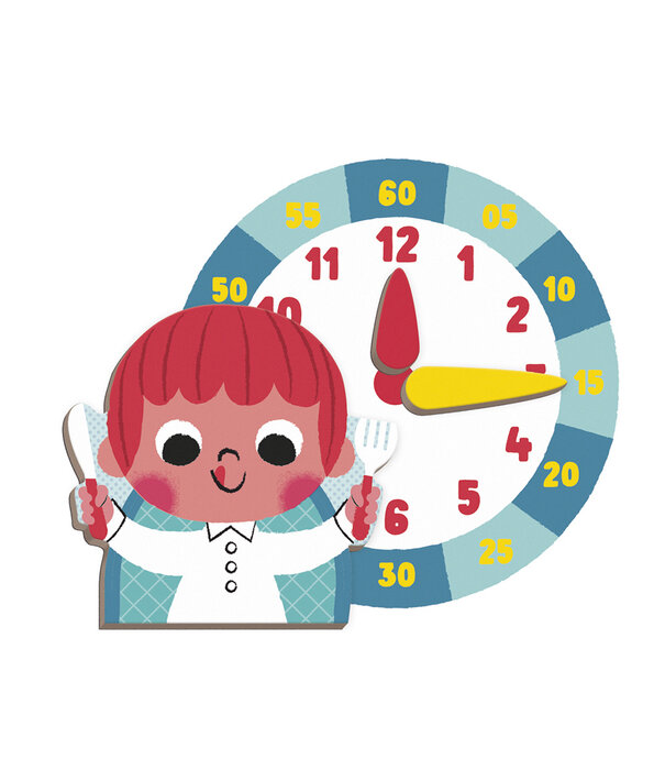 Janod Janod - Magnetibook - Klok kijken