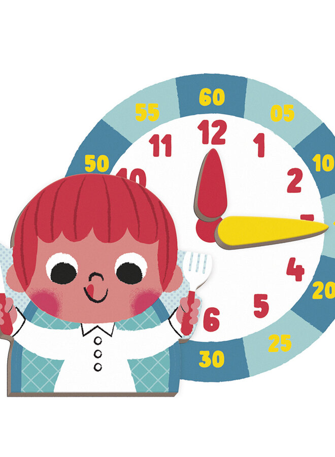 Janod - Magnetibook - Klok kijken